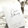 17th Citrine Anniversary Jewel Personalised Card, thumbnail 3 of 3