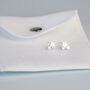 Sterling Silver Star Cluster Stud Earrings, thumbnail 5 of 6