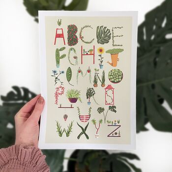 Plant Alphabet Print, 2 of 6