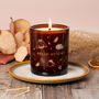 Hello Autumn Candle Scented Soy Amber Candle, thumbnail 1 of 11