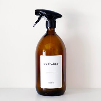 Amber Spray Bottle With Personalised Label, 7 of 12