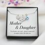 Mother And Daughter Gift, Sterling Silver Infinity Heart Necklace, thumbnail 1 of 8