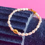 Seed Pearl And Gold Bead Bracelet, thumbnail 3 of 4