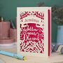 Personalised Papercut Follow Your Dreams Card, thumbnail 2 of 7