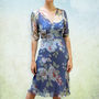 Silk Floral Summer Dress, thumbnail 1 of 3