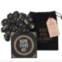 Black Onyx Rune Stones And Guide Book Set, thumbnail 2 of 6