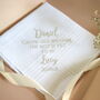 Groom Wedding Day Handkerchief 'Grow Old With Me', thumbnail 3 of 5