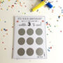 Match Three To Win Birthday Scratchcard, thumbnail 2 of 3