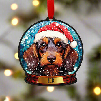 Dachshund Dog Tree Decoration, 6 of 6