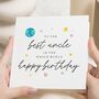 Personalised Funny Best Uncle Birthday Card, thumbnail 1 of 7