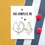 'You Complete Me' Cheese Card For Partner, thumbnail 2 of 4