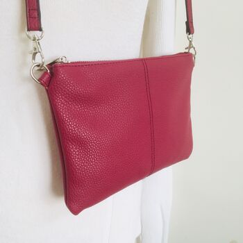 Vegan Leather Clutch / Shoulder Bag, 4 of 7
