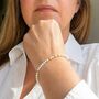 Delicate Pearl Bracelet Sterling Silver Or Gold Vermeil, thumbnail 1 of 11