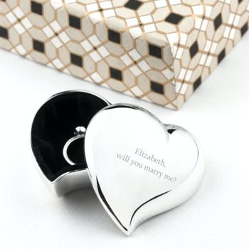 Personalised Heart Keepsake Box, 2 of 3