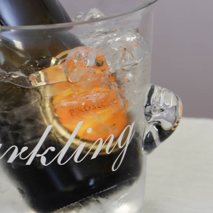 Sparkling Glass Wine Cooler By Dibor