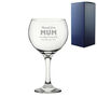 Personalised Thank You Mum Gin Glass, thumbnail 1 of 2