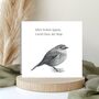 Robin Bird Sympathy Greeting Card, thumbnail 1 of 6