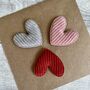 Personalised Padded Heart Wedding Card, thumbnail 2 of 2