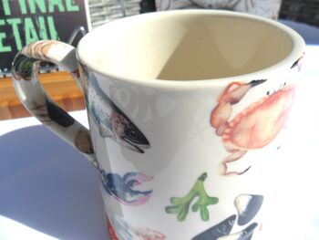Tankard Mug In Seashore Design, 6 of 11
