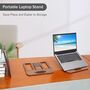 Light Walnut Wooden Laptop Stand For Desk, thumbnail 5 of 7