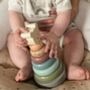 Personalised Wooden Colourful Teddy Stacking Toy, thumbnail 2 of 5