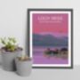 Loch Ness Scottish Highlands Art Print, thumbnail 2 of 4