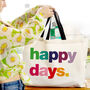 Happy Days Oversized Tote Bag, thumbnail 3 of 5
