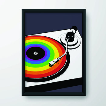Personalised Retro Rainbow Vinyl Print, 3 of 6