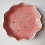 Handmade Pink Ceramic Curvy Soap Dish, thumbnail 6 of 12