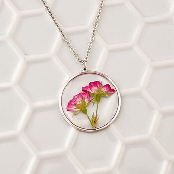 Pink Rose Necklace, 3 of 6