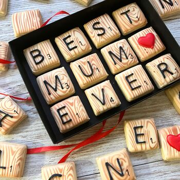Word Tile Biscuit Gift For Mum/ Mothers Day Gift, 5 of 5