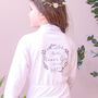 Personalised Botanical Flower Girl Dressing Gown, thumbnail 1 of 11