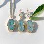 Celestial Natural Earrings And Necklace Gift Set, thumbnail 3 of 4
