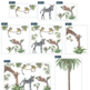 Safari Animals Wall Stickers, thumbnail 8 of 9