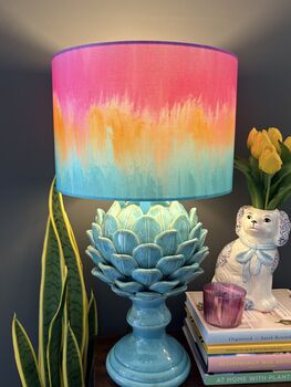 Balinese Tropical Abstract Lampshade, 3 of 9