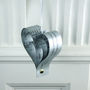 Gold Or Silver Personalised Heart Decoration, thumbnail 7 of 7