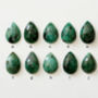 Natural Emerald Necklace In Sterling Silver, thumbnail 5 of 5