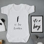 Personalised Alphabet Name New Baby Bodysuit, thumbnail 3 of 4