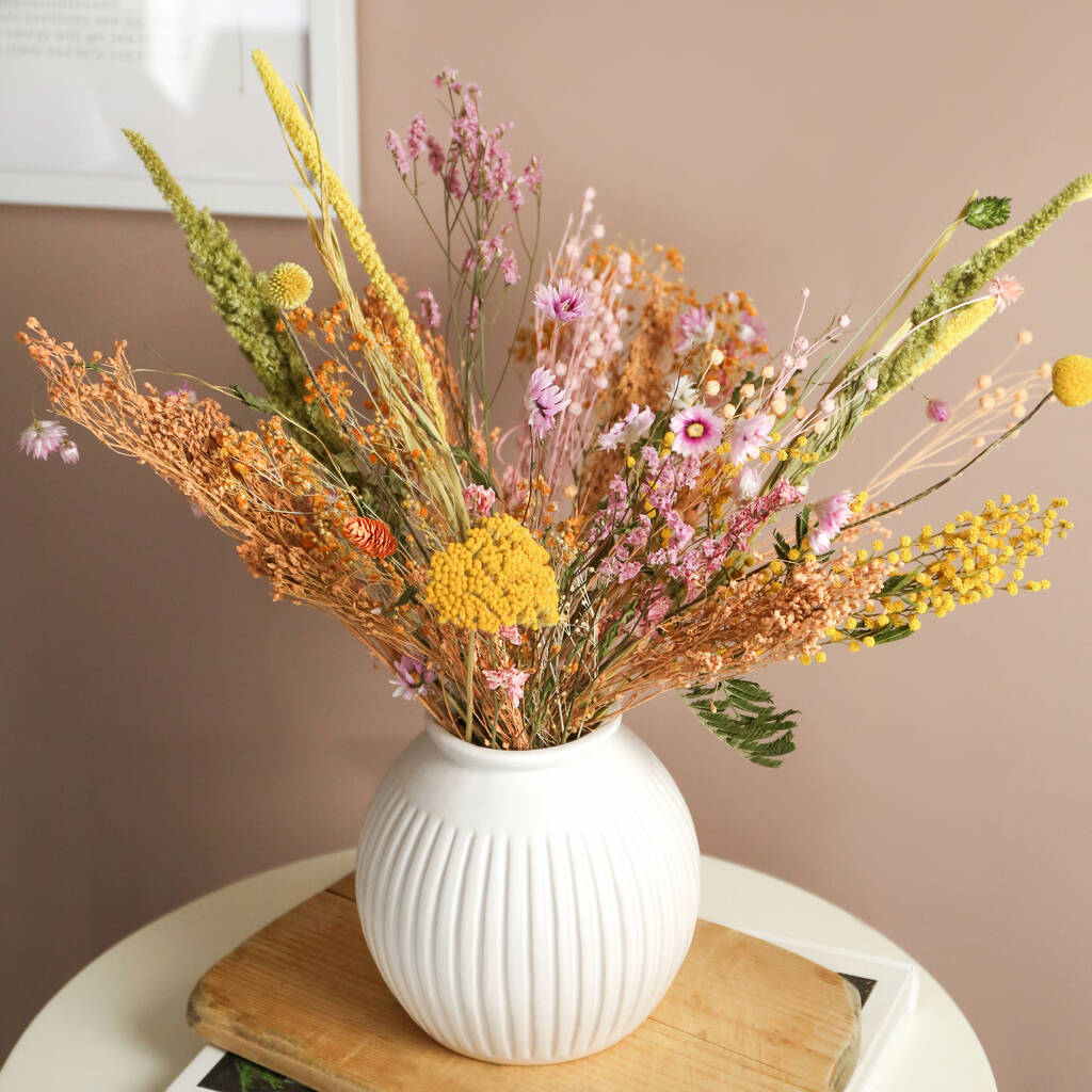 Spring Meadow Dried Flower Bouquet, 1 of 7