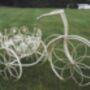Vintage Cream Bicycle Garden Planter, thumbnail 1 of 1