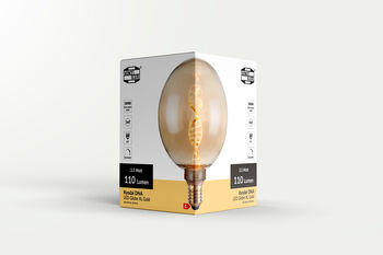 Vintlux Kyodai Dna Globe Xl Gold Dimmable LED Bulb, 5 of 5
