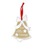 Personalised Golden Bell Christmas Tree Decoration, thumbnail 5 of 5