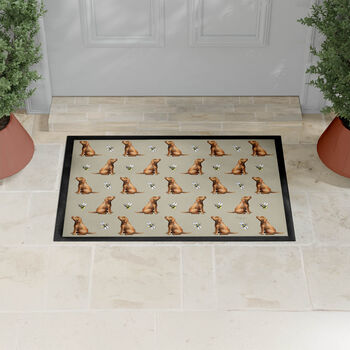 Labrador Dog Pattern Door Mat, 3 of 5