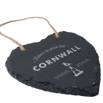 There's No Place Like Cornwall Hanging Heart, 2 of 3