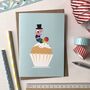 Cupcake And Caterpillar Card, thumbnail 1 of 4