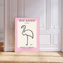 Picasso Flamingo Print, thumbnail 1 of 4
