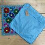 Hand Embroidered Flower Cushion Cover, thumbnail 4 of 10