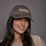 Personalised Only Here For Slogan Cap, thumbnail 6 of 9