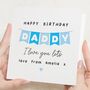 Personalised Daddy Birthday Card From The Kids, thumbnail 1 of 7