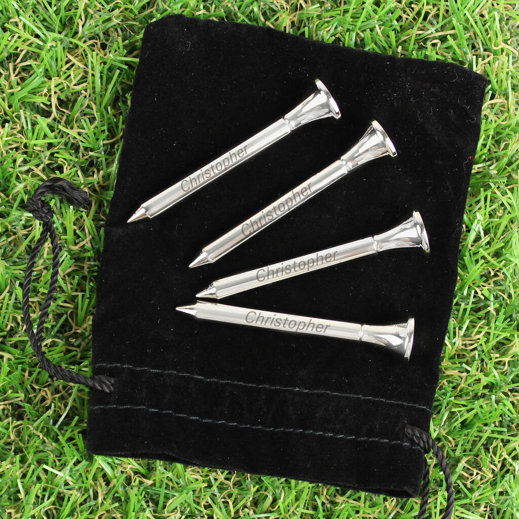 Golf Gift Set Silver Plated Gifts For Golfers, 1 of 5